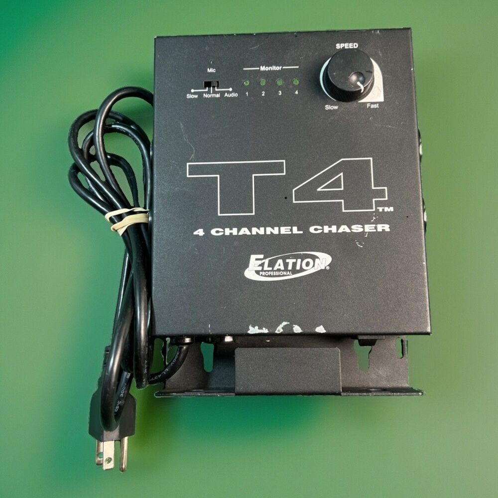 Elation Professinal T4 4 Channel Chaser DJ Lighting Equipment